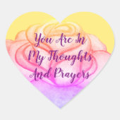 Doordachte Hart wenst Stickers (Voorkant)