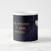 Doordachte herinnering met een hartvormig maanjumb grote koffiekop (Voorkant)