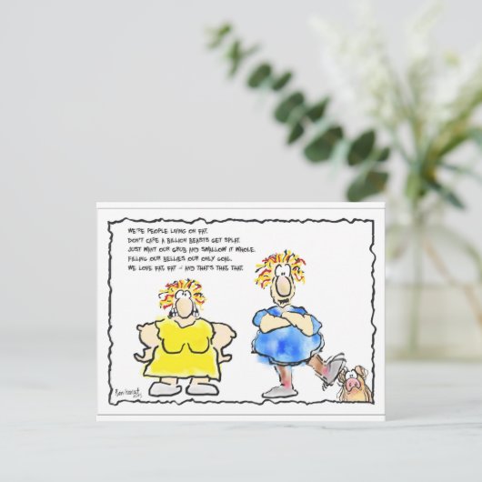 Doordachte kaart (Staand voorkant)