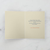 Doordachte oprechte Vaderdag Kaart (Binnen)