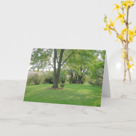 doordachte plek kaart (Gele Bloem)