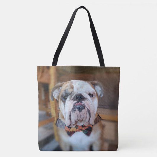 Doordat de Bulldog Full Color-Canvas tas (Voorkant)