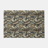 Doordematje - Knit Leaf Pattern Deurmat (Voorkant)