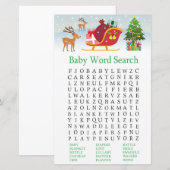 Doorder met cadeaus Baby shower Word Search (Voorkant / Achterkant)