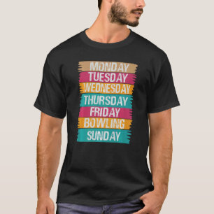 Doordeweeks werk maandag woensdag vrijdag zaterdag t-shirt