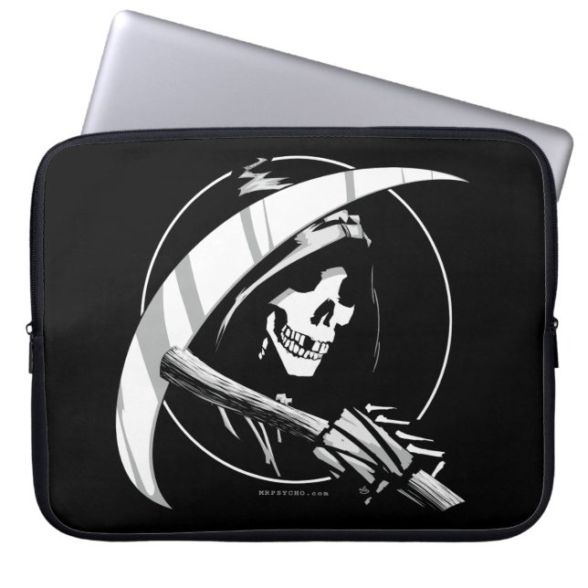 Doordnaplaptopcover in Reaper Laptop Sleeve (Voorkant)