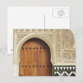 Doordoorgang bij het Alhambrapaleis in Granada, Sp Briefkaart (Voorkant / Achterkant)