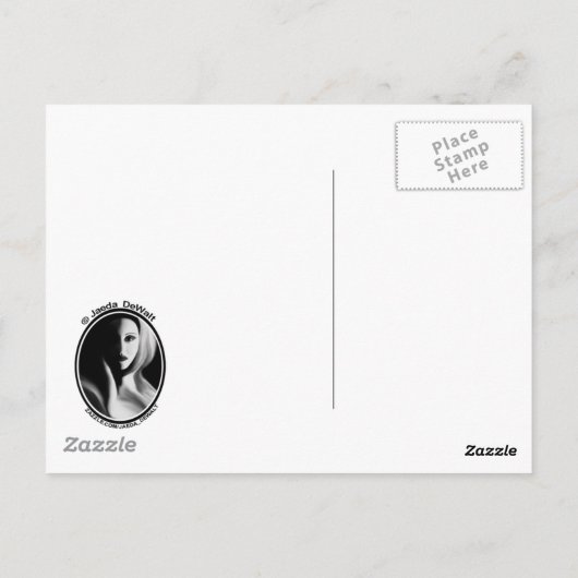 doordrenkt briefkaart (Achterkant)