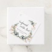 Doordrenkt met liefde | Huwelijksgunst Dank u Labe Bedankjes Labels (In situ)