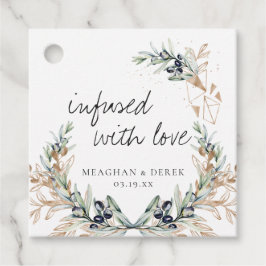 Doordrenkt met Liefde | Trouwcadeau Bedank Tag Bedankjes Labels