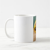 "Doordrenkt van eenvoud: de emoji van de theekop" Koffiemok (Links)