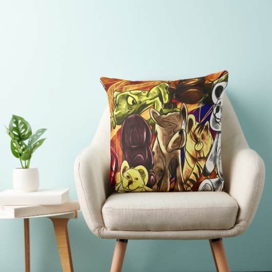 Doordringende duif kussen (Stoel)