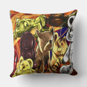 Doordringende duif kussen (Achterkant)