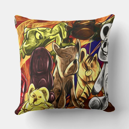 Doordringende duif kussen (Achterkant)