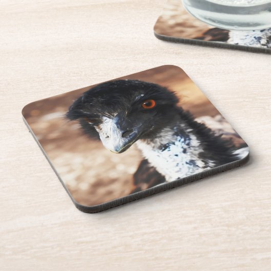 Doordringende ogen van de outback bier onderzetter (Linkerzijde)