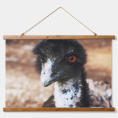 Doordringende ogen van de outback hangend wandkleed (Voorkant)