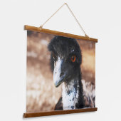 Doordringende ogen van de outback hangend wandkleed (Gebogen)