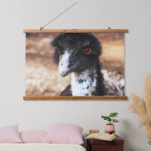 Doordringende ogen van de outback hangend wandkleed (Slaapkamer)