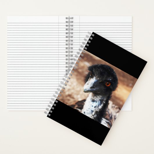 Doordringende ogen van de outback notitieboek (Binnen)