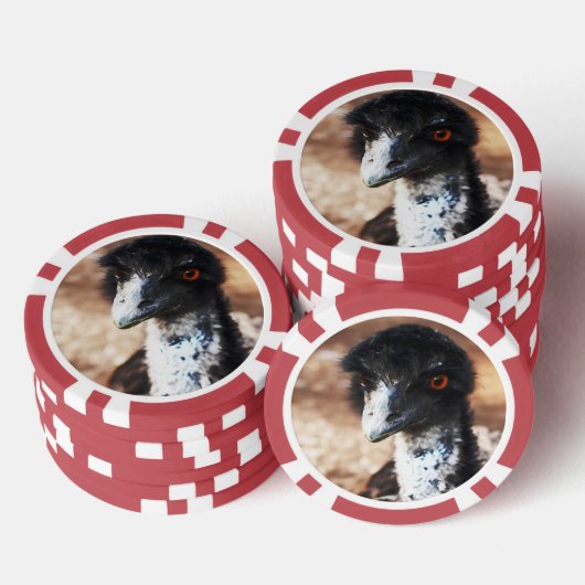 Doordringende ogen van de outback poker chips (Opstapeling)