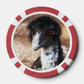 Doordringende ogen van de outback poker chips (Achterkant)
