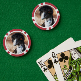 Doordringende ogen van de outback poker chips