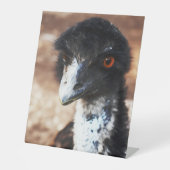 Doordringende ogen van de outback reclamebord met voetstuk (Voorkant)