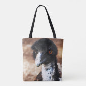 Doordringende ogen van de outback tote bag (Achterkant)