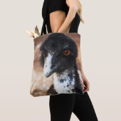 Doordringende ogen van de outback tote bag (Dichtbij)