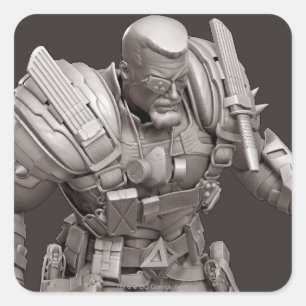 Doordringingsuitwisselaar Vierkante Sticker