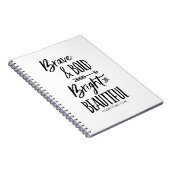 Doordrukwerk, helder en mooi dagboek notitieboek (Rechterzijde)