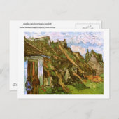 Doordrukzandsteenkool, Van Gogh Fine Art Briefkaart (Voorkant / Achterkant)