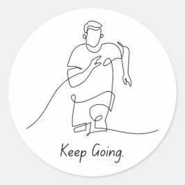 Doorgaan – Aanmoediging Sticker