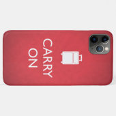 DOORGAAN - Bagage - Grappige Rode Case-Mate iPhone Case (Achterkant (horizontaal))
