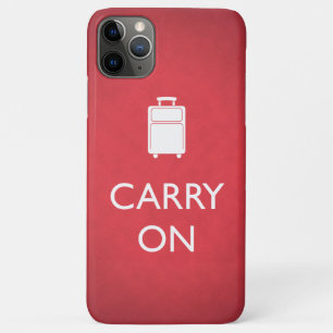 DOORGAAN - Bagage - Grappige Rode Case-Mate iPhone Case