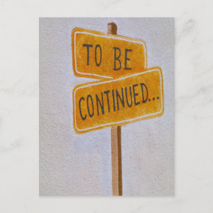 Doorgaan... Briefkaart