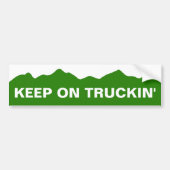 Doorgaan met Bumpersticker (Voorkant)