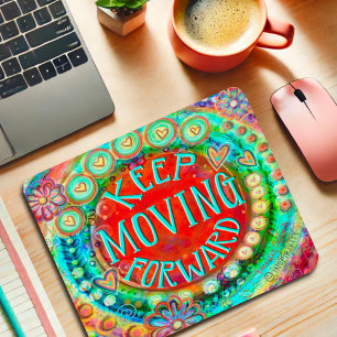 Doorgaan met citaatinspiratie muismat