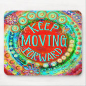 Doorgaan met citaatinspiratie muismat (Voorkant)