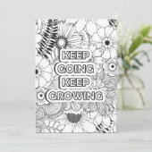 Doorgaan met citeren | Kleur je eigen groet (Staand voorkant)