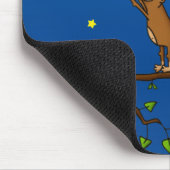 Doorgaan met het bereiken van aap Mousepad Muismat (Hoek)
