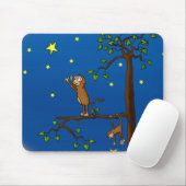 Doorgaan met het bereiken van aap Mousepad Muismat (Met muis)