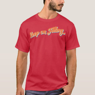 Doorgaan met het invullen van retro-farmaceutisch  t-shirt