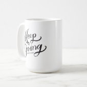 Doorgaan met koffie-Mok Koffiemok (Voorkant links)