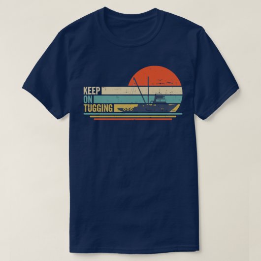 Doorgaan met sleepboot 1 t-shirt (Design voorkant)