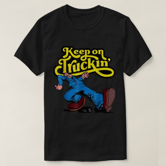 Doorgaan met transportwerk t-shirt (Design voorkant)