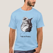 Doorgaan met truckgebruik t-shirt (Voorkant)