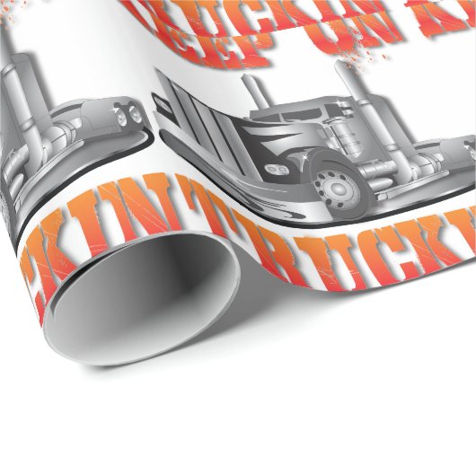 Doorgaan met Truckin Cadeaupapier (Rol Hoek)