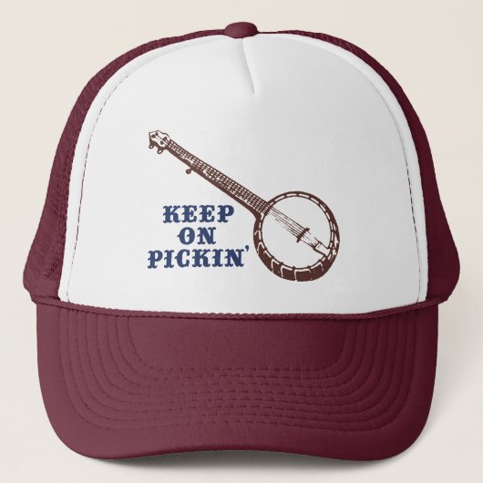 Doorgaan op afhalen trucker pet (Voorkant)