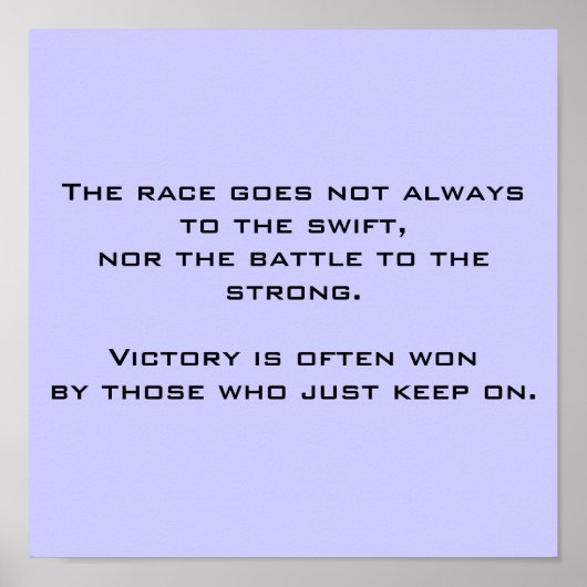 Doorgaan Poster (Voorkant)